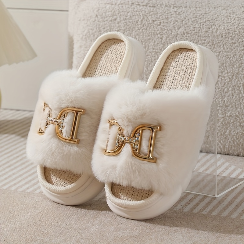 TEMU Limited Time Offer, Discounted Price - Maomao Slippers: , Comfortable & Breathable, Home Use Or Travel, Elegant Women' Shoes