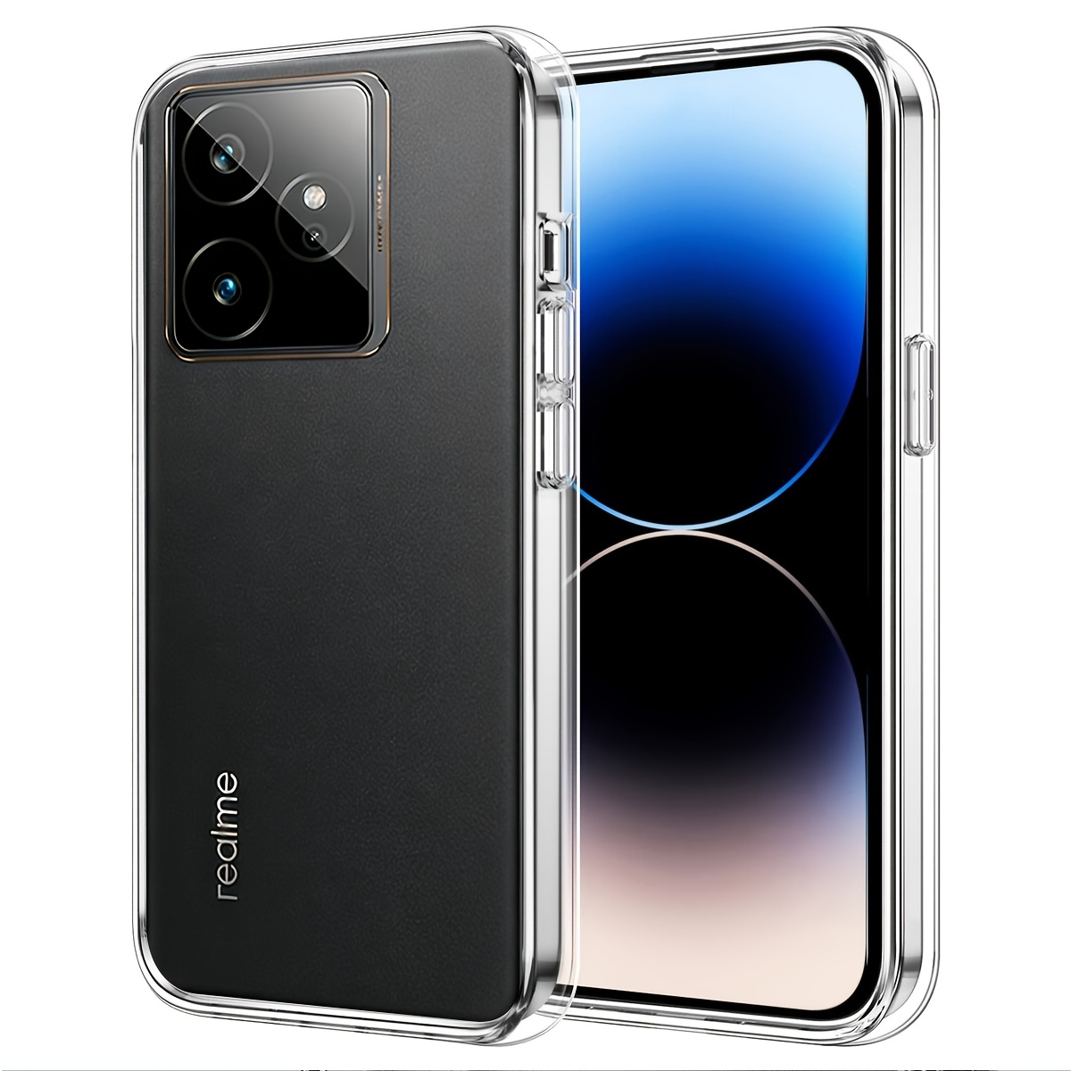 TEMU Phone Case: Suitable For Realme Phone Case, Clear Anti-drop Full-coverage Soft Simple New Protective Cover