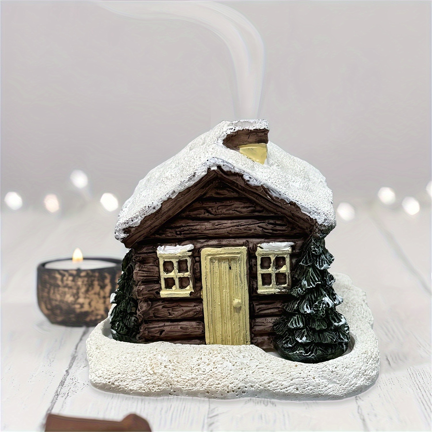 

Snowy - Resin Christmas Chimney Cottage Decor, , Christmas Decor