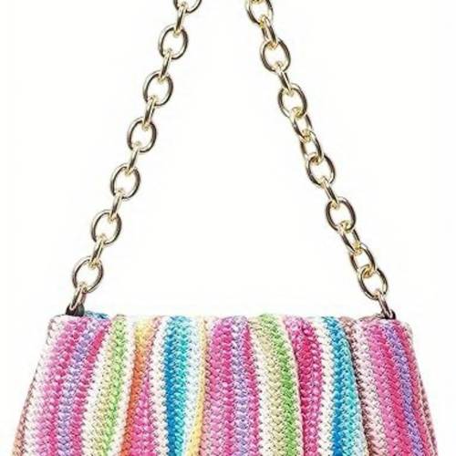 european and versatile new womens grass woven beach shoulder bag