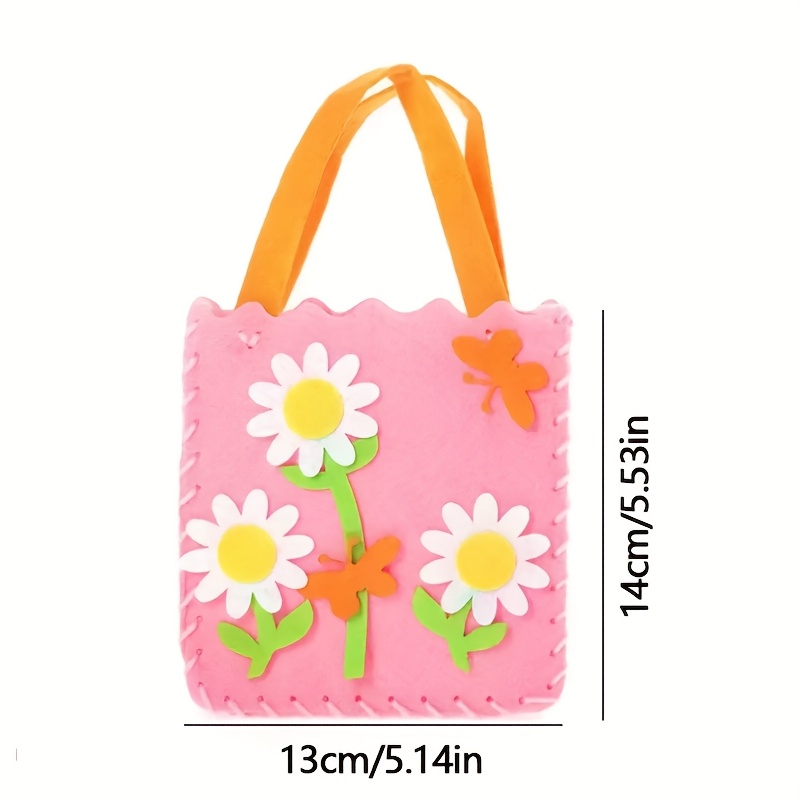 3pcs conjunto bolsos tela dibujos animados juguetes costura Temu