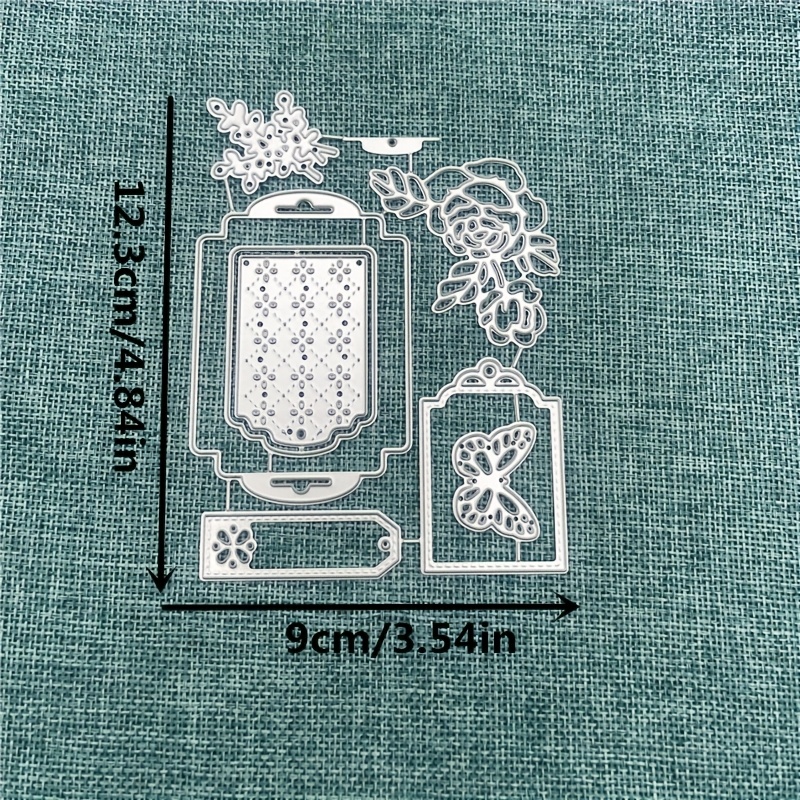 E-shop Hohle Blumen Schmetterling Designer Tag Stanzformen Schneidstanzformen für Scrapbooking Album Kartenherstellung Dekoration Papier Bastelbedarf