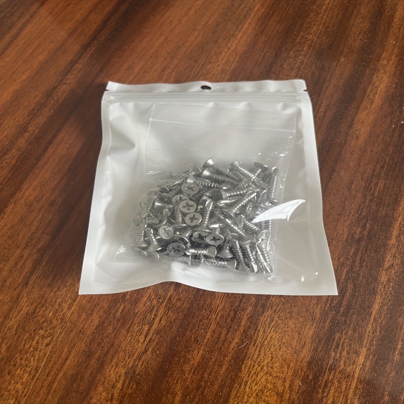 E-shop 100 410 Edelstahl M4.2*(13-19-25) Edelstahl Kreuzschlitz Flachkopf Selbstbohrende Schrauben in verschiedenen Modellen, mit Senkkopf und