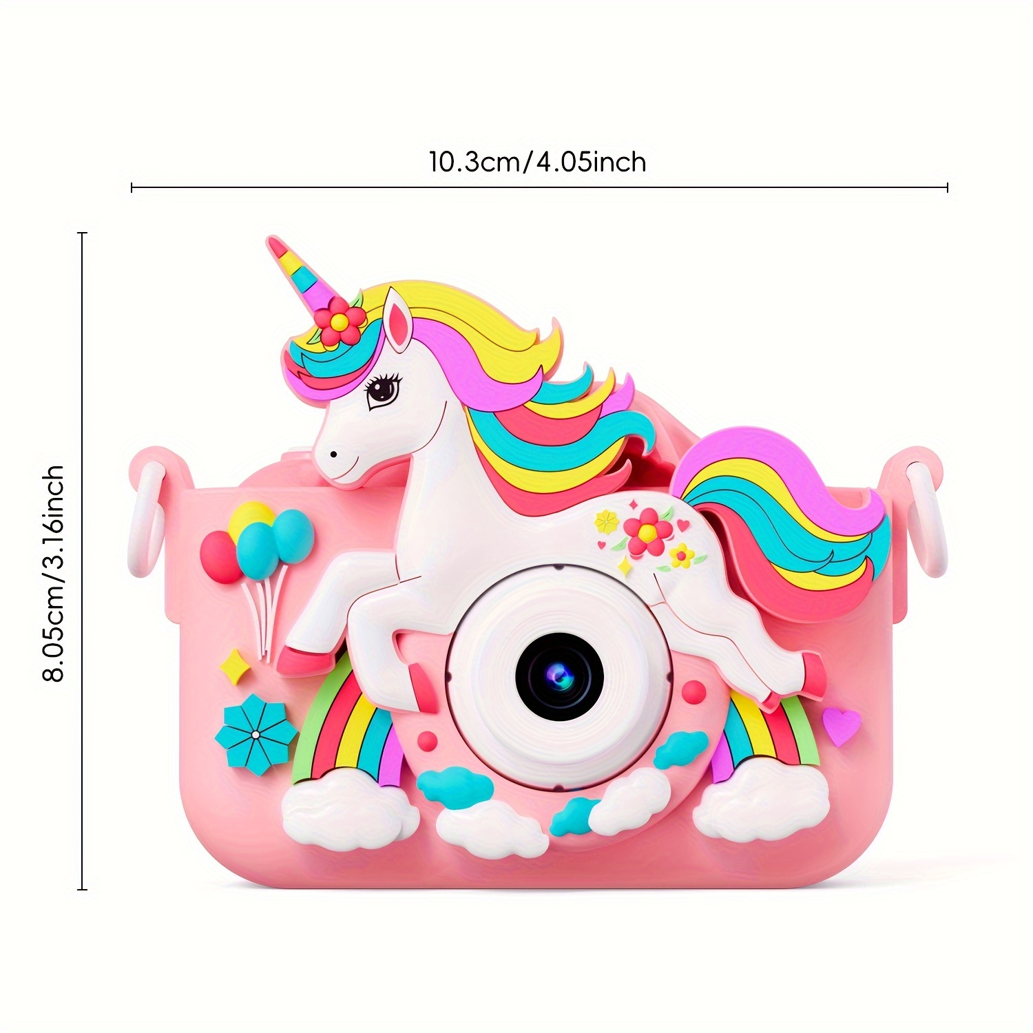  hd toy with ips screen protective cover perfect gift for boys girls ages 3 9 32gb sd card usb charging trick or treat christmas birthday details 2