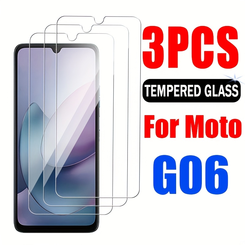 TEMU 3 pezzi di pellicola in vetro temperato adatti per MOTO G06......3 pezzi di pellicola in vetro temperato adatti per MOTO G06