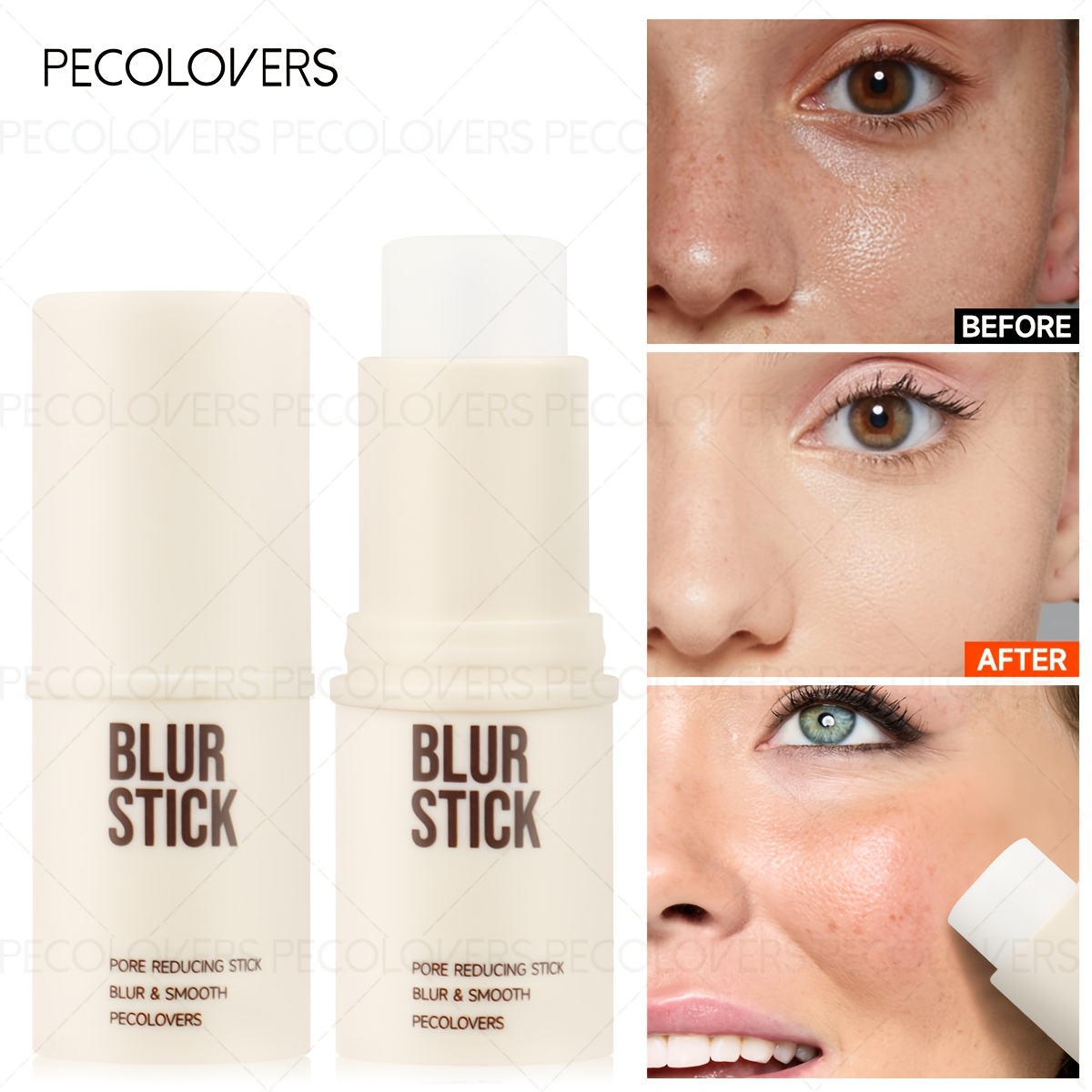1pc Transparent Pore-closing Stick, Pre-makeup Moisturizing Stick, Minimizes Pores, Matte Concealer, Seamless Coverage - Gentle Oil-free Formula Suitable For Types