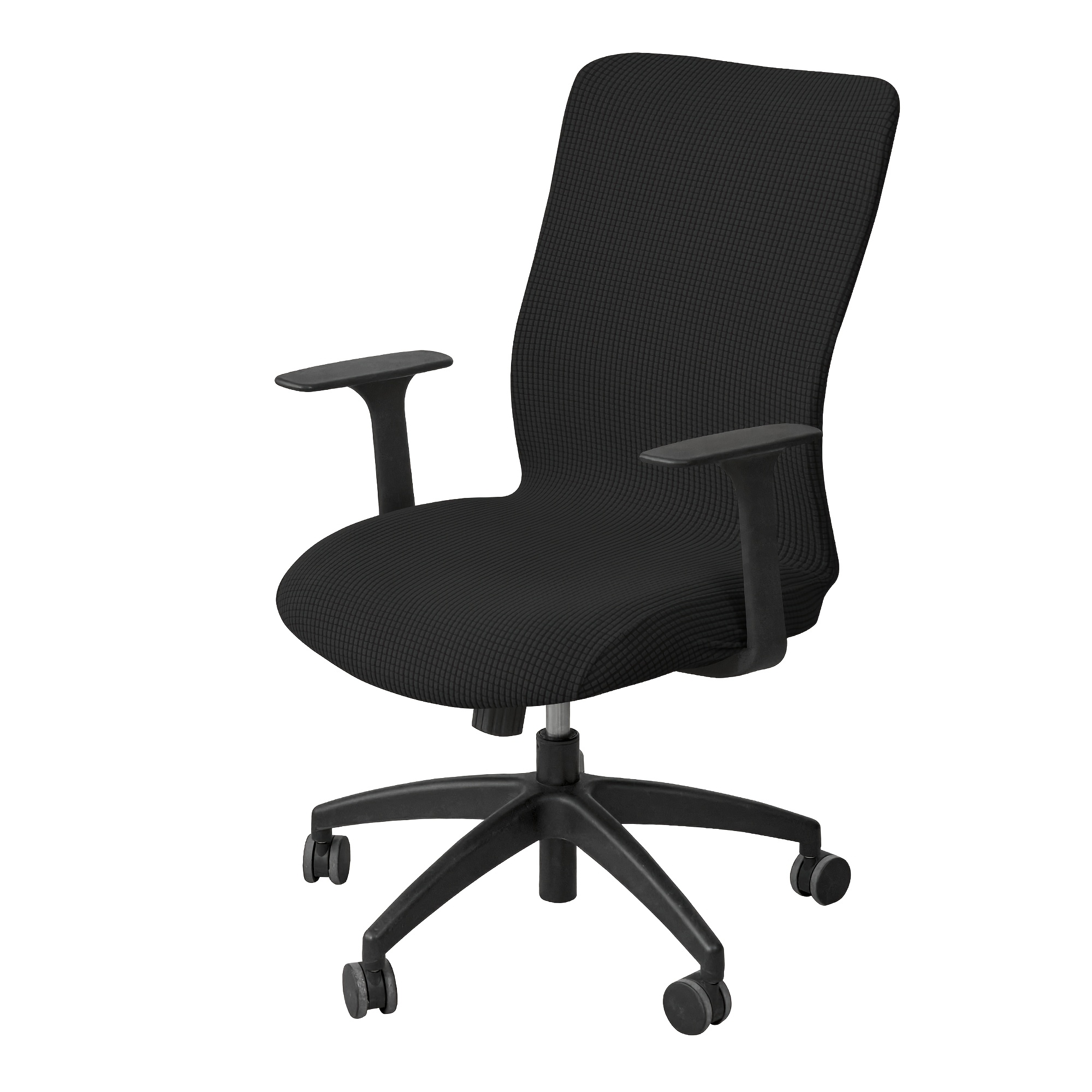 TEMU 1pc Office Elastic Corn Velvet One-piece Office Chair Cover