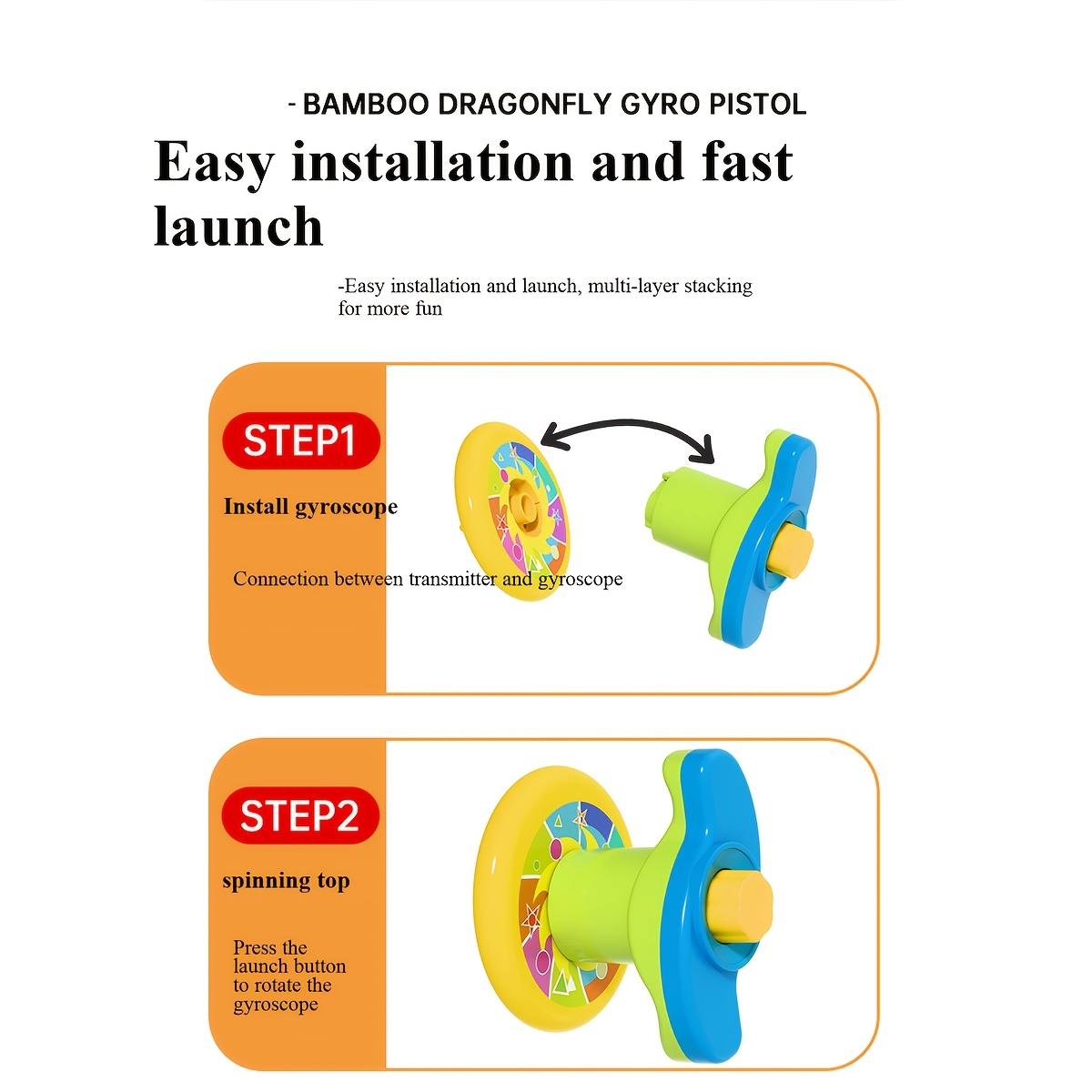 5pcs Colorful Spinning Multi-Layer Educational Toys