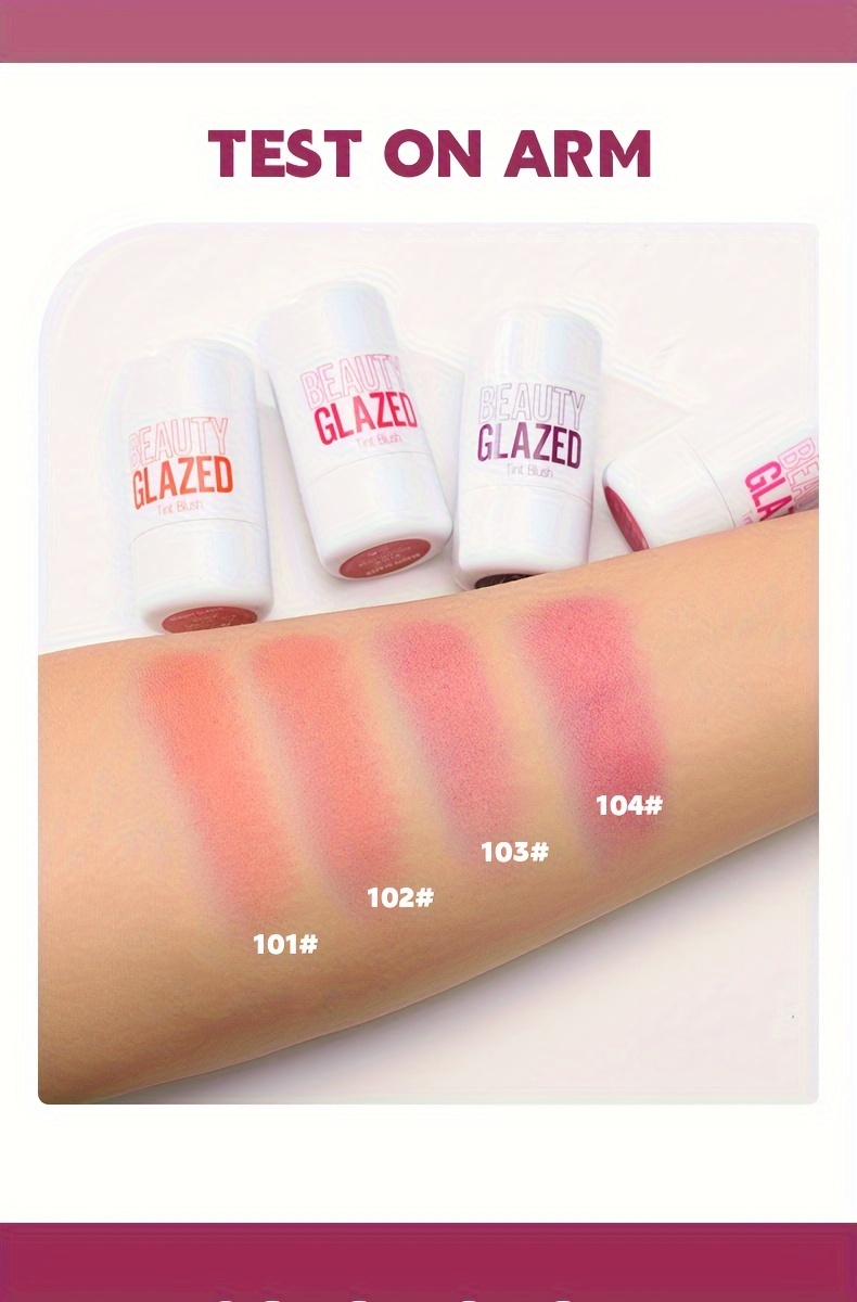   jelly blush aloe glycerin infused flower extract long lasting natural cheek tint assorted colors details 5