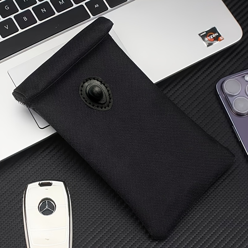 TEMU Faraday Bag For Mobile Phone Signal Shielding, Anti-radiation And Anti-electromagnetic , Anti-gps Positioning Signal Shielding Bag