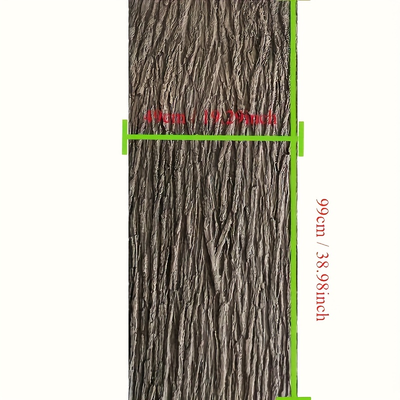 Realistic Bark - Tree Bark Sheets That Pipes, Pillars, And Walls - Outdoor Gardens, Courtyards, Event Decorations - Durable - , Wall Covering, Natural
