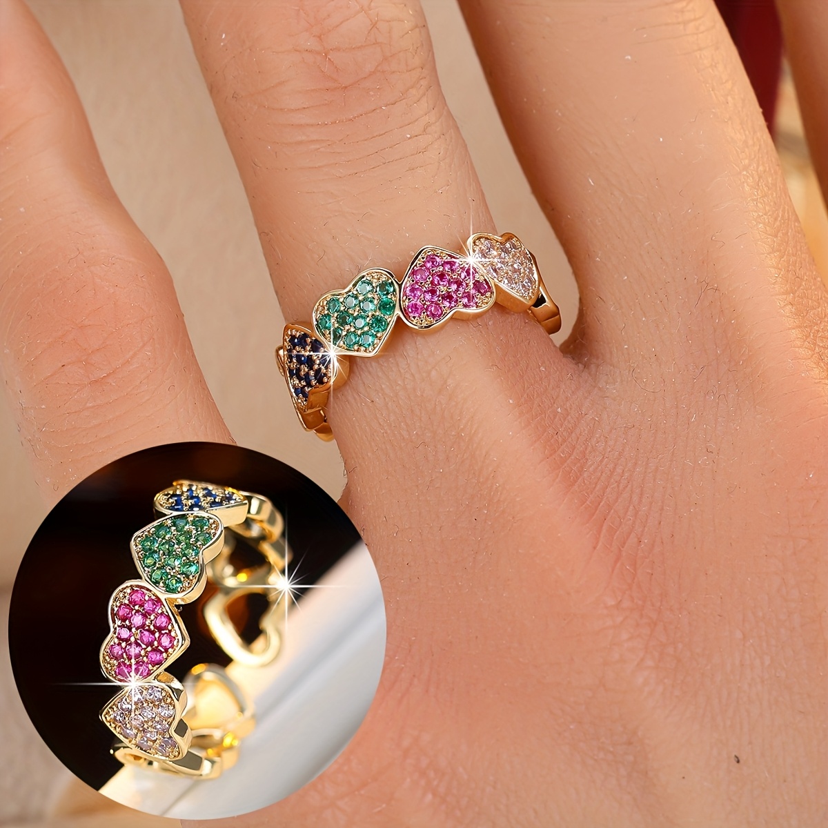 Delicate Ring with Unique Charm Perfect for Index Finger