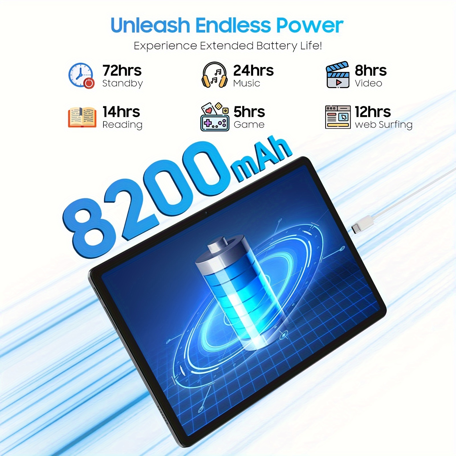 tab90wifi 14 タブレット 11インチ 4gb+128gb+1tb拡張 8 - Temu