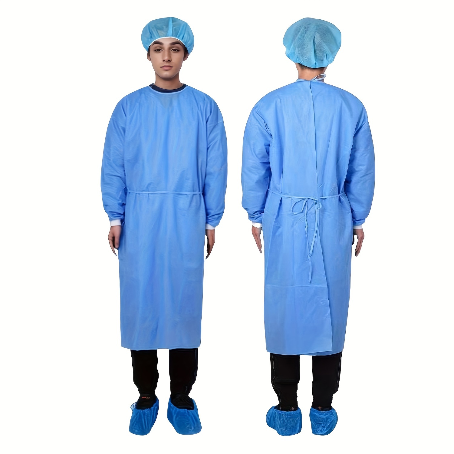 10 batas desechables material sms 45gsm Temu Mexico