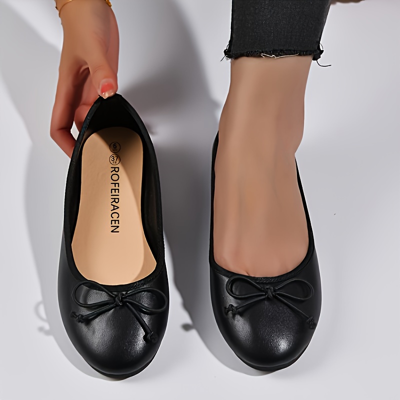 black dress shoes flats sold on Temu United States