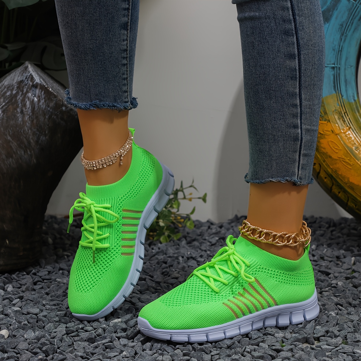 womens breathable slip sneakers lightweight low top casual Temu