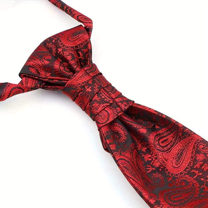 1pc Elegant Mens Paisley Tie For Tailcoat And Vest Business Weddings ...