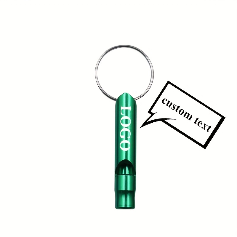 Customizable Aluminum Alloy Outdoor Survival Whistle