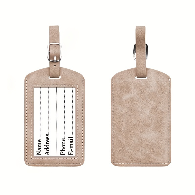 TEMU Luggage Tag Travel Box Hanging Tag Boarding Identification Tag Hotel Luggage Storage Tag