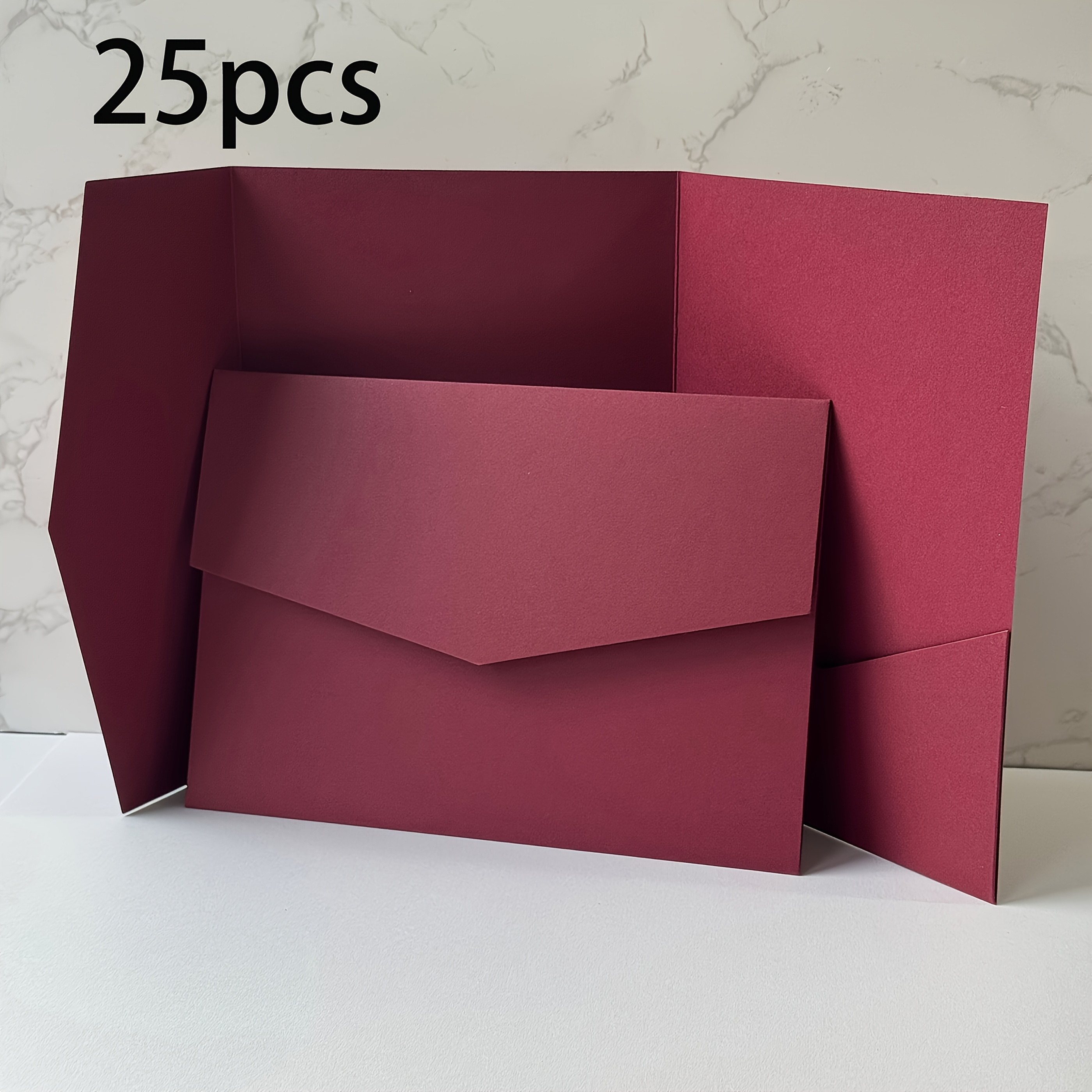 E-shop L 25 Stück Hochzeitsladenausgaben - Elegantes minimalistisches Design, 5X7 Zoll, Umschläge für Hochzeiten, Verlobungen, Geburtstage, Taufen &
