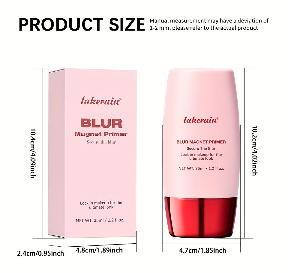 1pc Lakerain Blur Magnet Primer, Matte Finish, Moisturizing Under Makeup, Firming Skin Base, Smooth Application, Light Texture, Niacinamide Enriched, Cream Form, Fair Tone, Lake Rain
