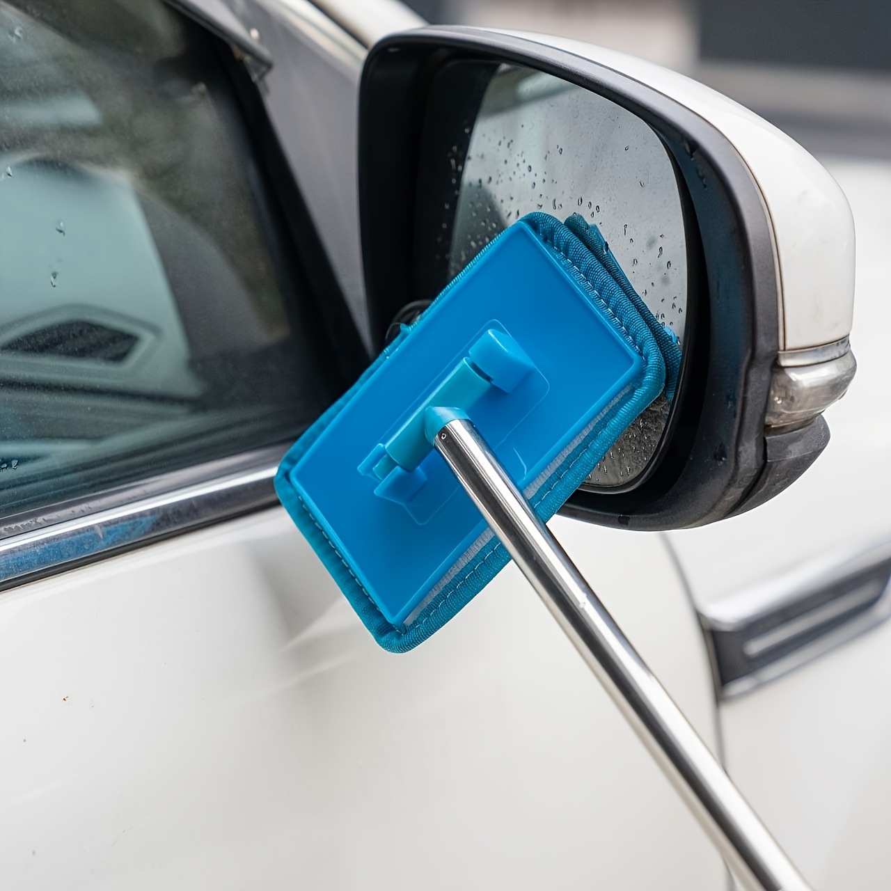 4pcs Car Glass Brush And Replacement Cloth, with Retractable... product image 11