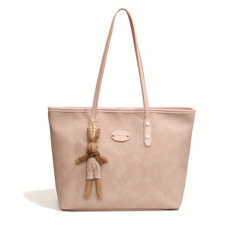 Pu Leather Large Tote Bag