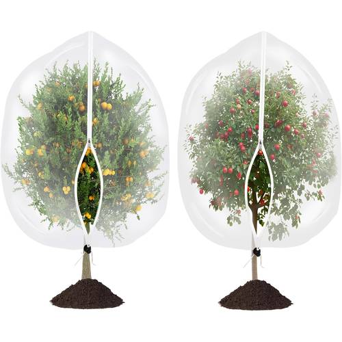 large garden mesh protective net with zippers and drawstrings for plant coverage protecting against birds insects and pests suitable for blueberry bushes tomatoes and citrus trees