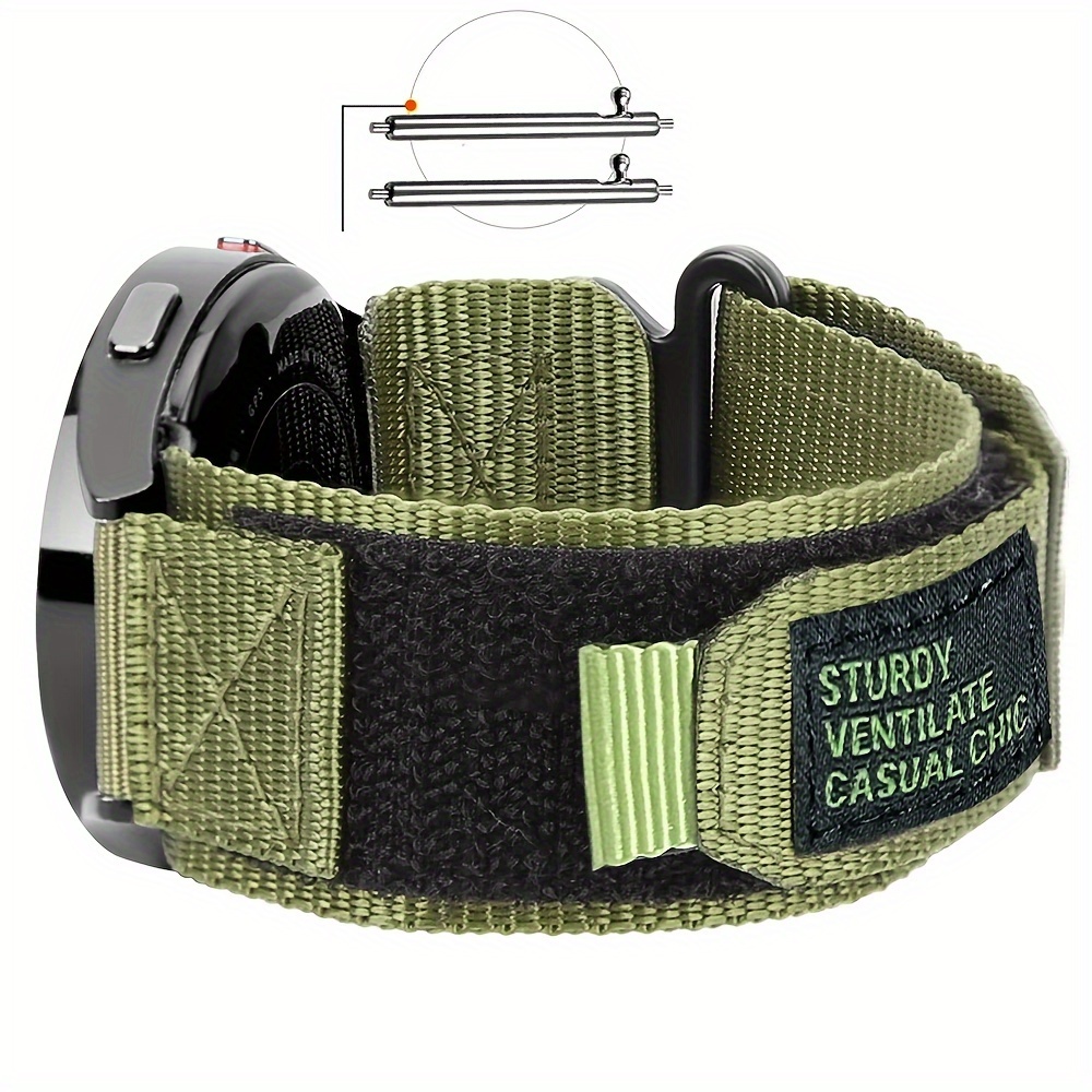 

22mm 20mm Strap For Gt5 4 3 2 2e, Gear Frontier, Sport Nylon Strap, Strap Width 30mm Thickened Strap