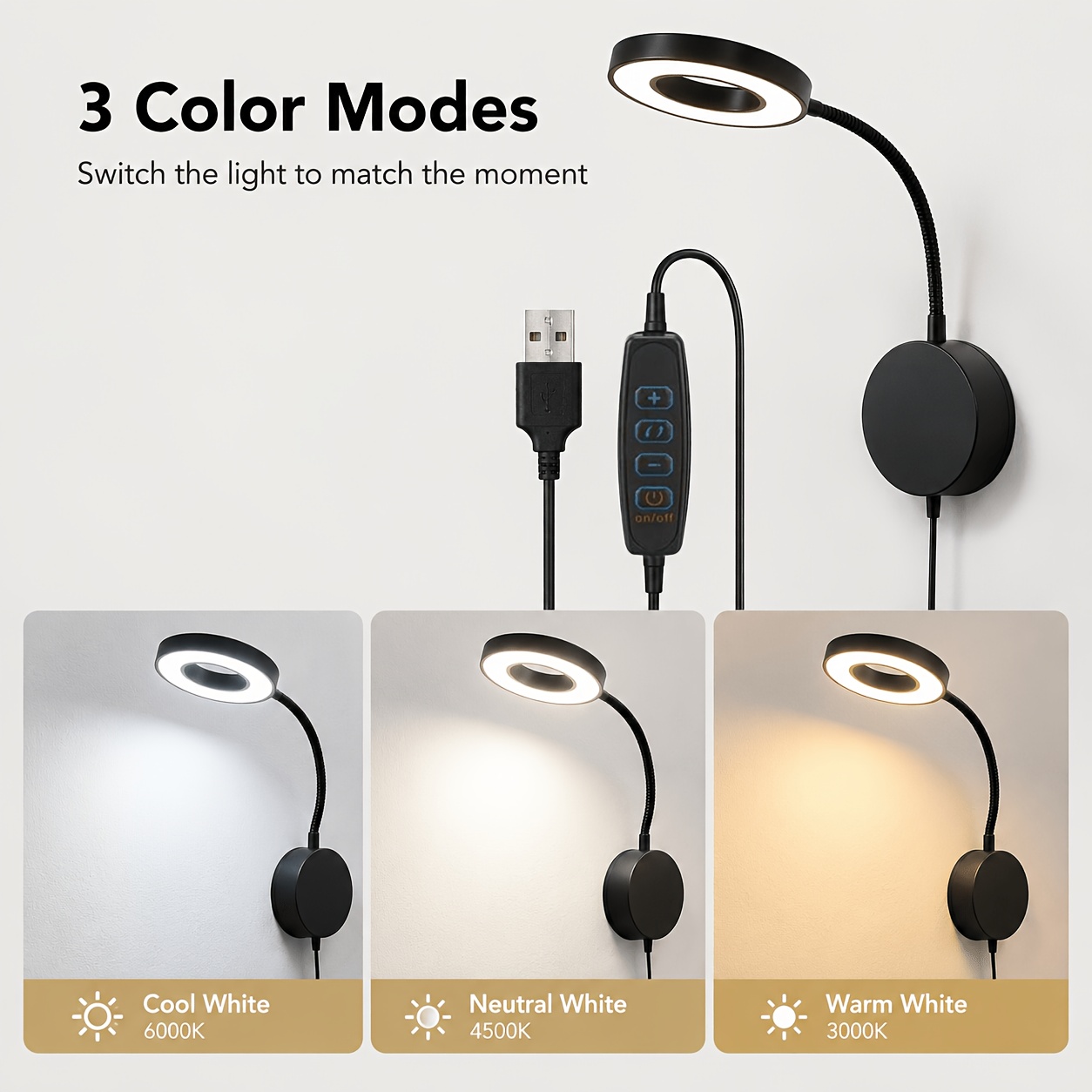 360° Adjustable LED Wall Mounted Smart Light