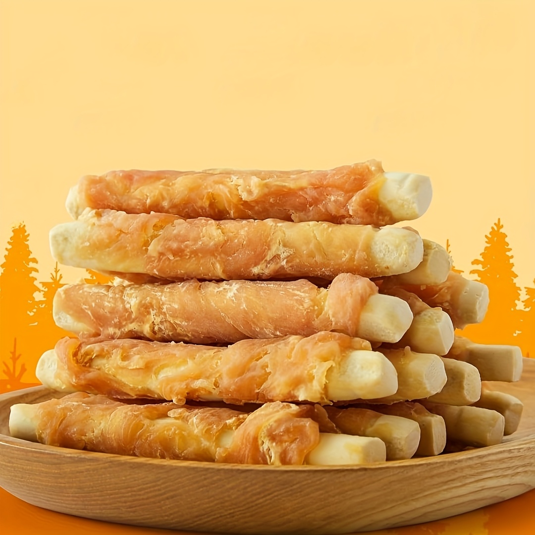 TEMU Pet Snacks Dog Snacks Chicken Milk Stick, Duck Milk Stick Combination Pack