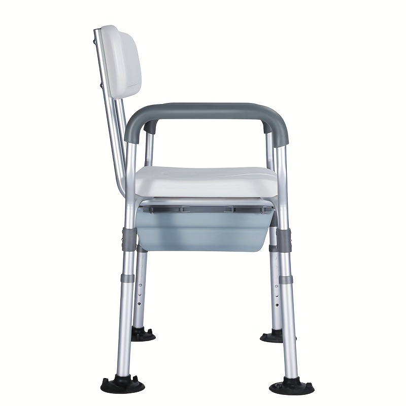 adjustable height shower chair commode portable toilet seat Temu