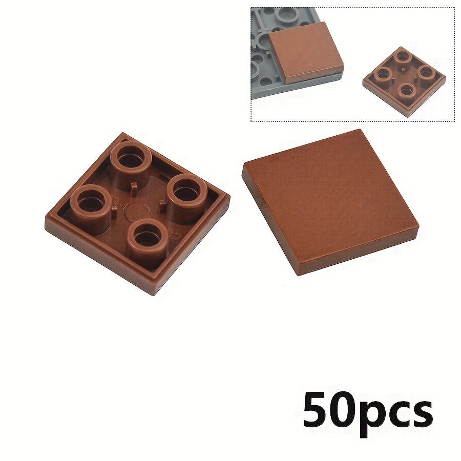 50pcs Smooth 2X2 Inverted Building Blocks DIY Toy Bricks Compatible 11203