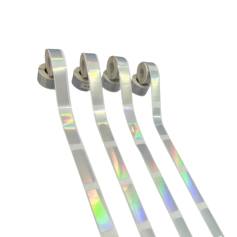 TEMU 4 Rotoli di Etichette Laser Argentate | D30 e Marklife P15 Etichette Termoadesive Multi-Misura per Natale, Casa, Ufficio, , Adesivi Etichette