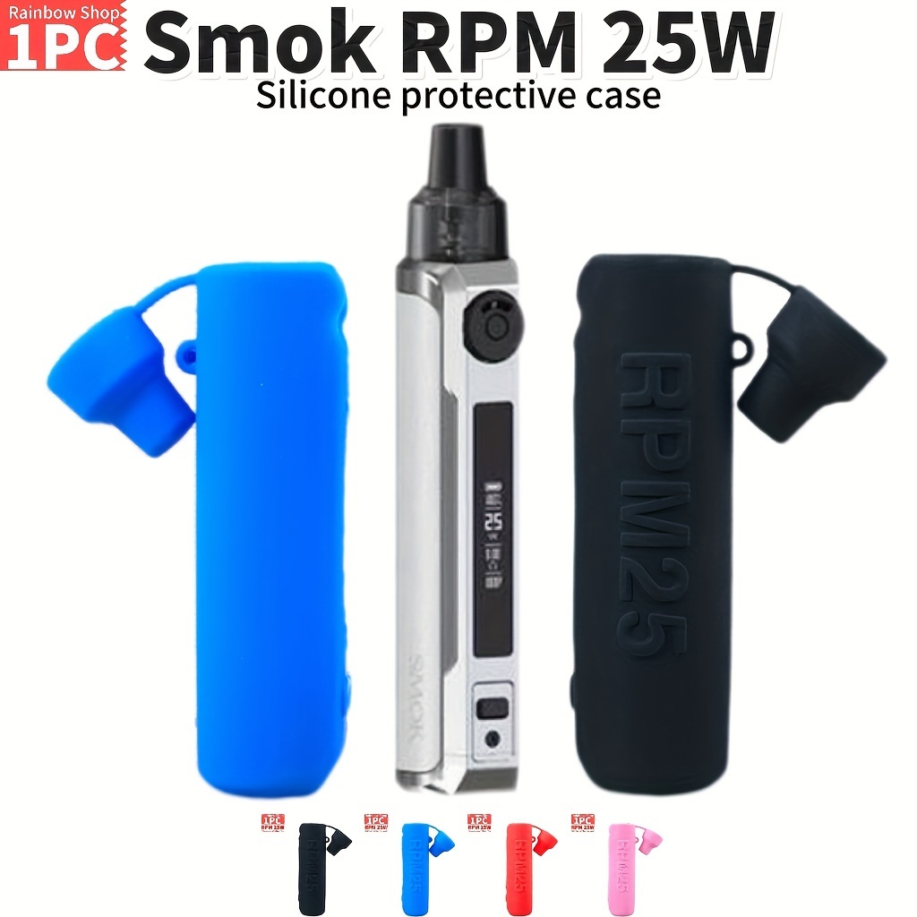 1pc silicone protective case smok rpm 25w anti slip textured
