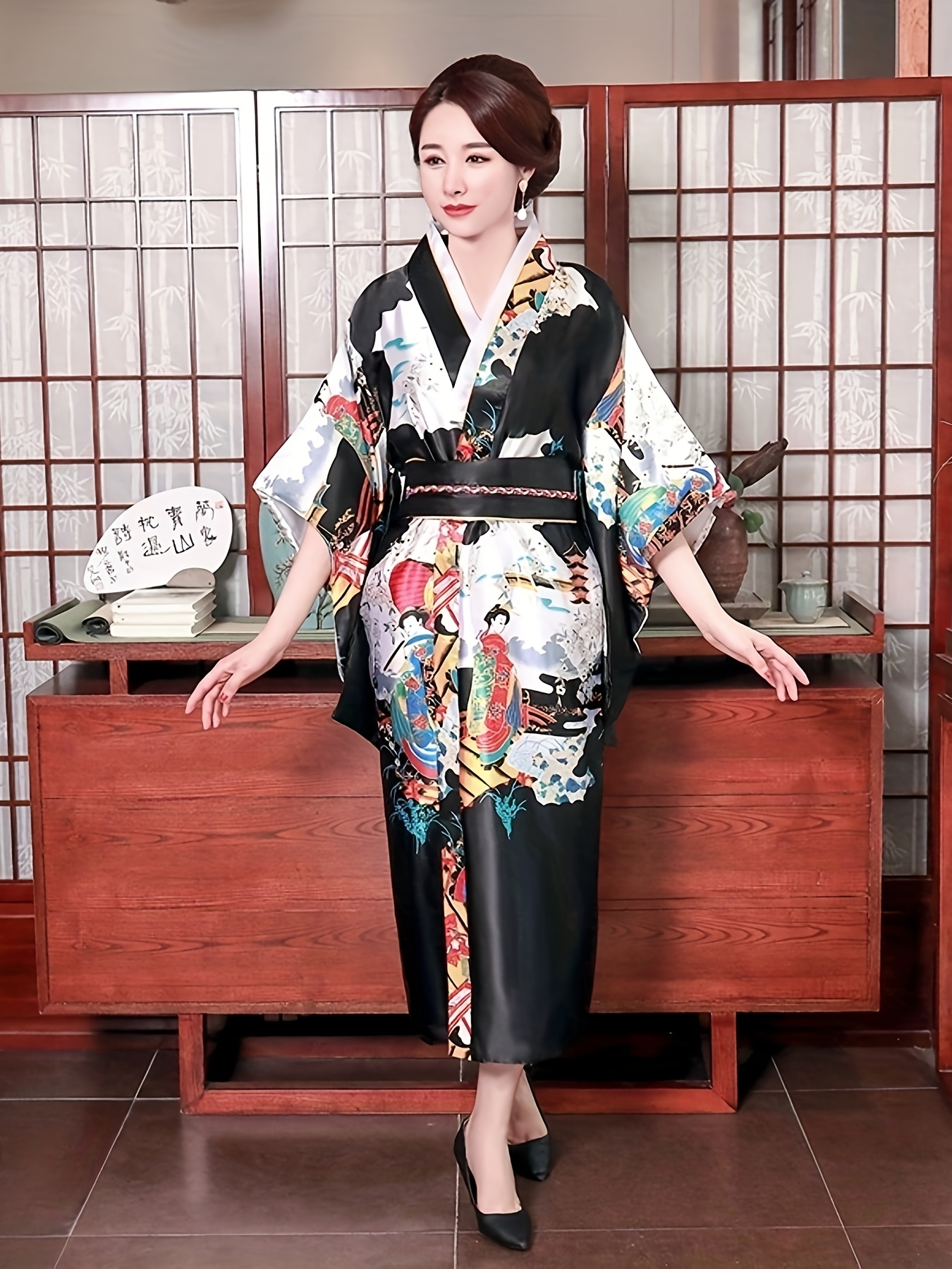 kimono dress sold on Temu United States