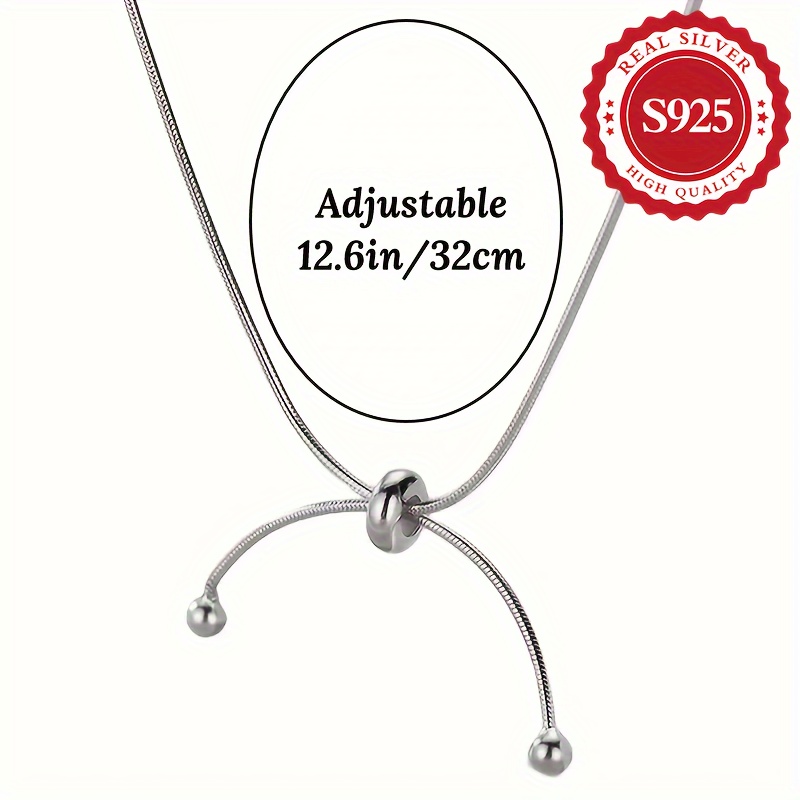 Adjustable 925 Sterling Silver Claw Bead Anklet Bracelet