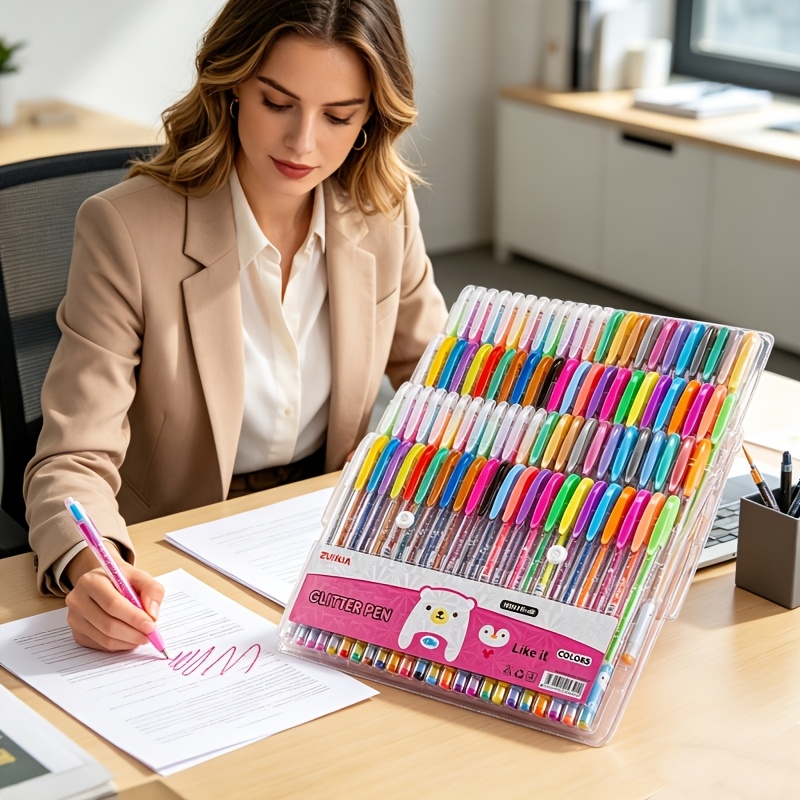 36-Color Color-Changing Glitter Pen Set