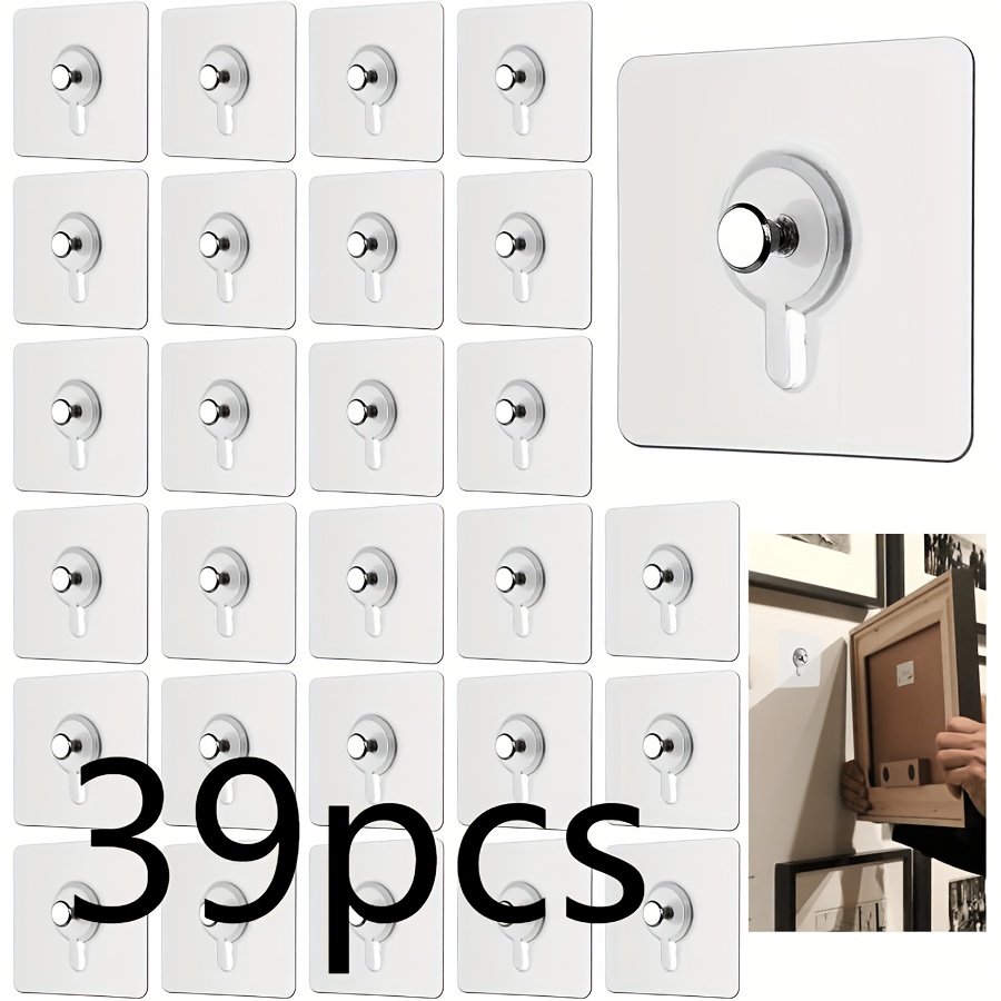 TEMU Wholesale Only, Suitable For Stalls. , Strong And Traceless Picture Frame Adhesive. No-drill Wall Stickers For Home Use, Wall Nails, Entryway