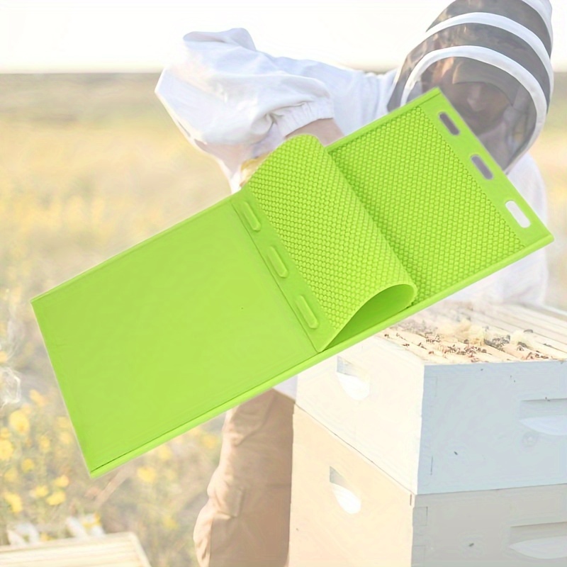 

1 Ensemble de Moule en Silicone pour Feuille de en Cire d'Abeille Outils d'Apiculture