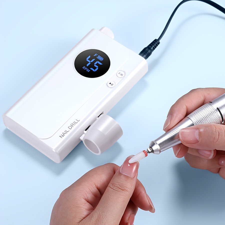Electric Nail Drill Machine 45000rpm Salon Grade Battery