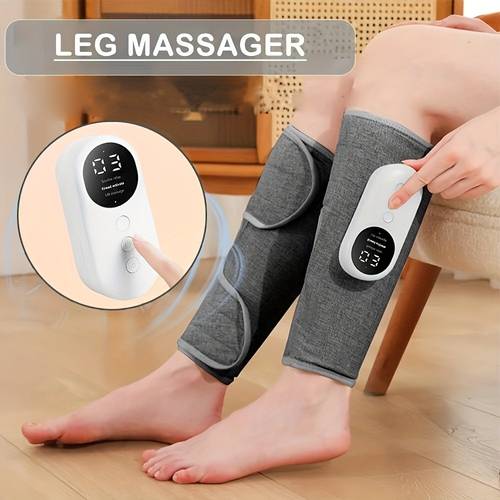 3 leg massager cordless calf air compression massager w heat perfect gift for christmas mothers day fathers day electric leg massager with air compression heated calf massage usb charging 3 levels modern leg massager