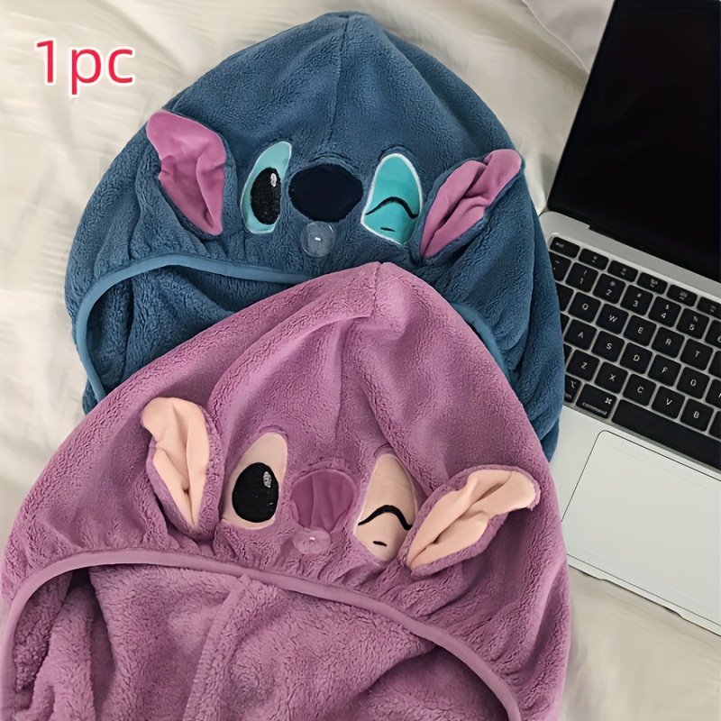 

1pc Cute Animal-themed Hair Drying Towel, Quick-dry Microfiber Bath Cap, Polyester Cartoon Absorbent Hair Wrap, Women's Shower Hair Care Accessory, Ideal Mother's Day Gift