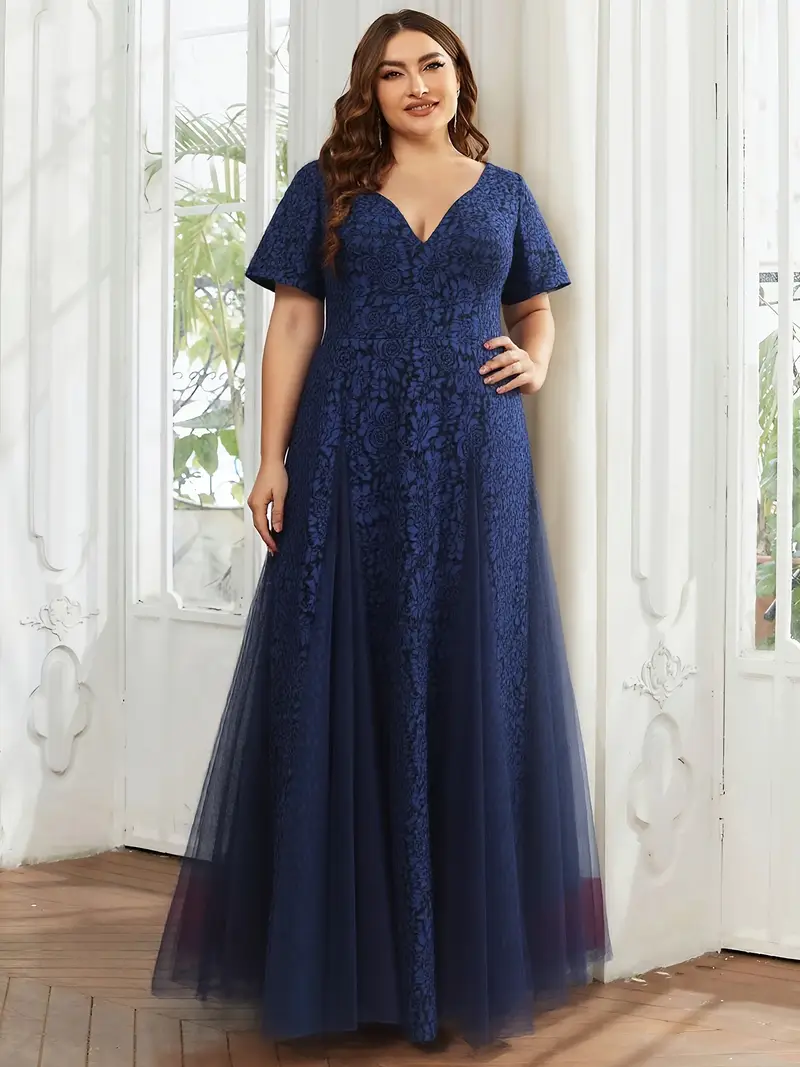 plus size plus size mother bride dress navy blue lace tulle - Temu Germany plus size plus size mother bride dress navy blue lace tulle - Temu Germany