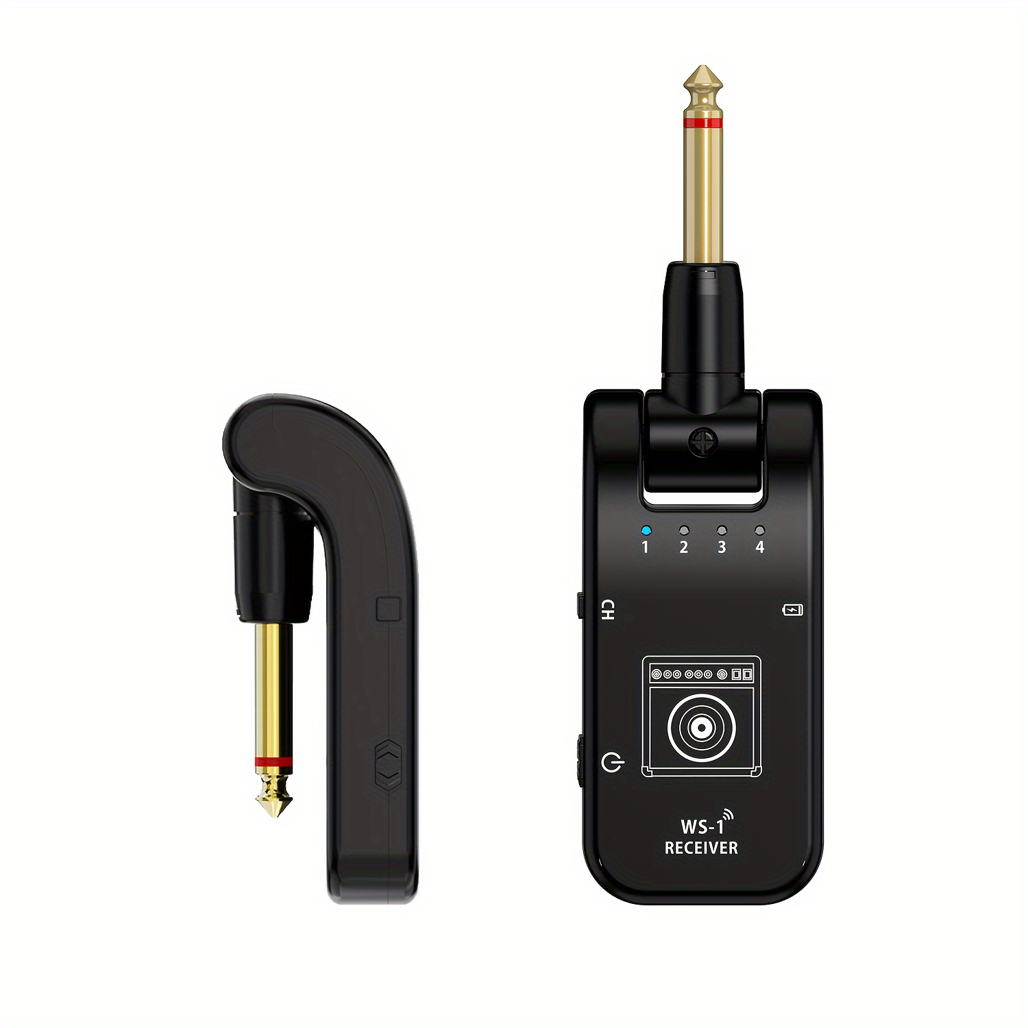 

Wireless Guitar & Bass Transmitter And Receiver Set - Durable Abs, Ideal For Electric Wind Instruments