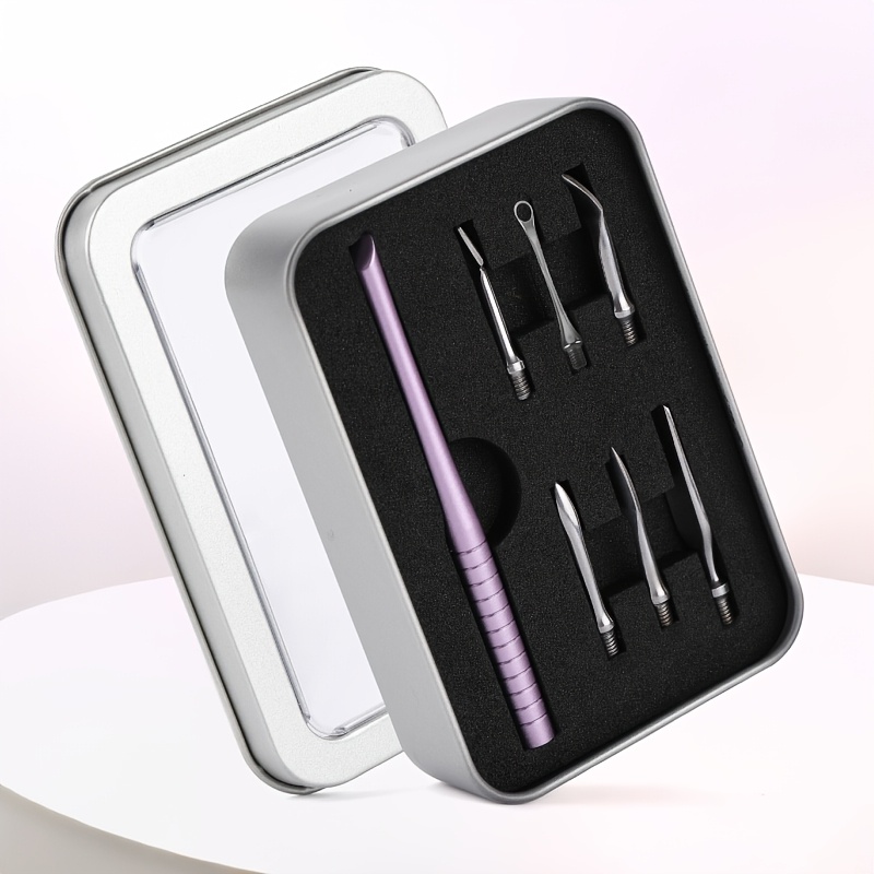 Professional Nail Groove Front Replacement Steel Pusher Set