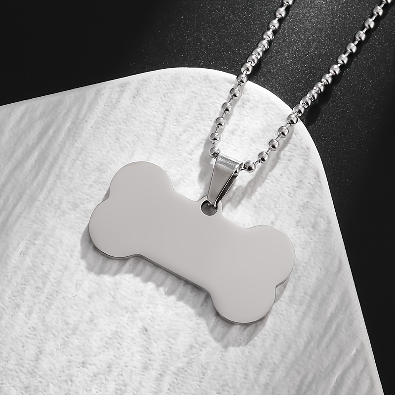 1pc Fashionable And Bone Pendant Necklace Hip-hop Rap Jewelry Jewelry Gifts For Men And Women