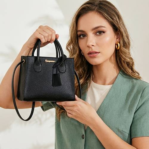 patterned handbag simple single shoulder womens bag with detachable shoulder strap version is suitable for commuting shopping travelling hanging out dating and banquets a versatile and elegant bag