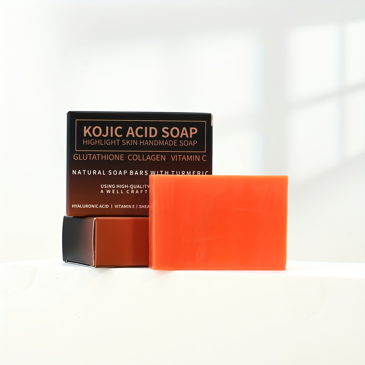 kojic acid collagen soap vitamin c plant