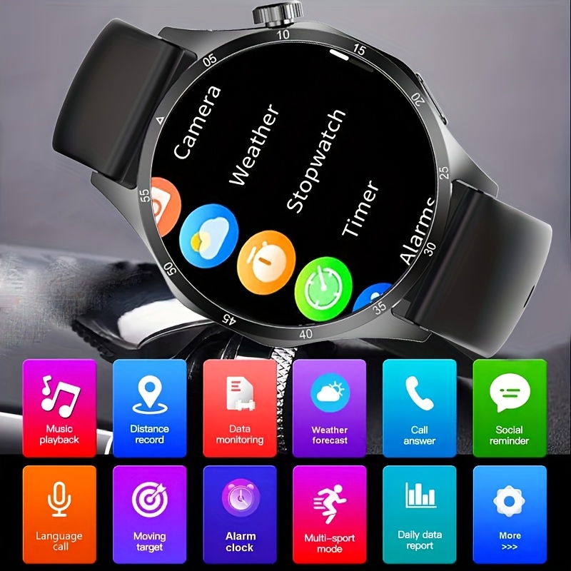 the 2025 new   pro smartwatch is   with a 3 86cm   high definition screen   wireless calling smartwatch gps sports trajectory 100   usb charging outdoor sports watch   alloy shell fitness   smartwatch details 6